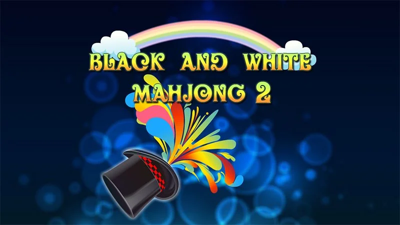 Schwarz-Weiß-Mahjong